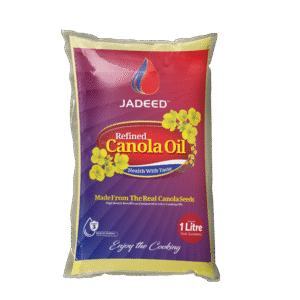 Jadeed Refined Canola Oil 1-Liter Pouch